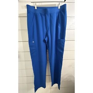 Figs Mens Royal Blue Axim 2.0 Cargo Scrub Pants Large New With Tags